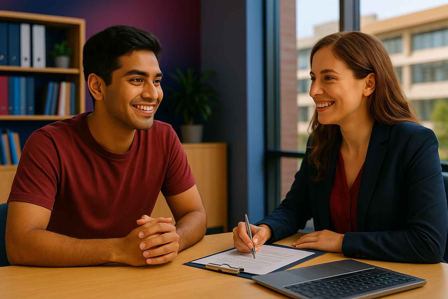Scholar Holding their Degree with a smile
